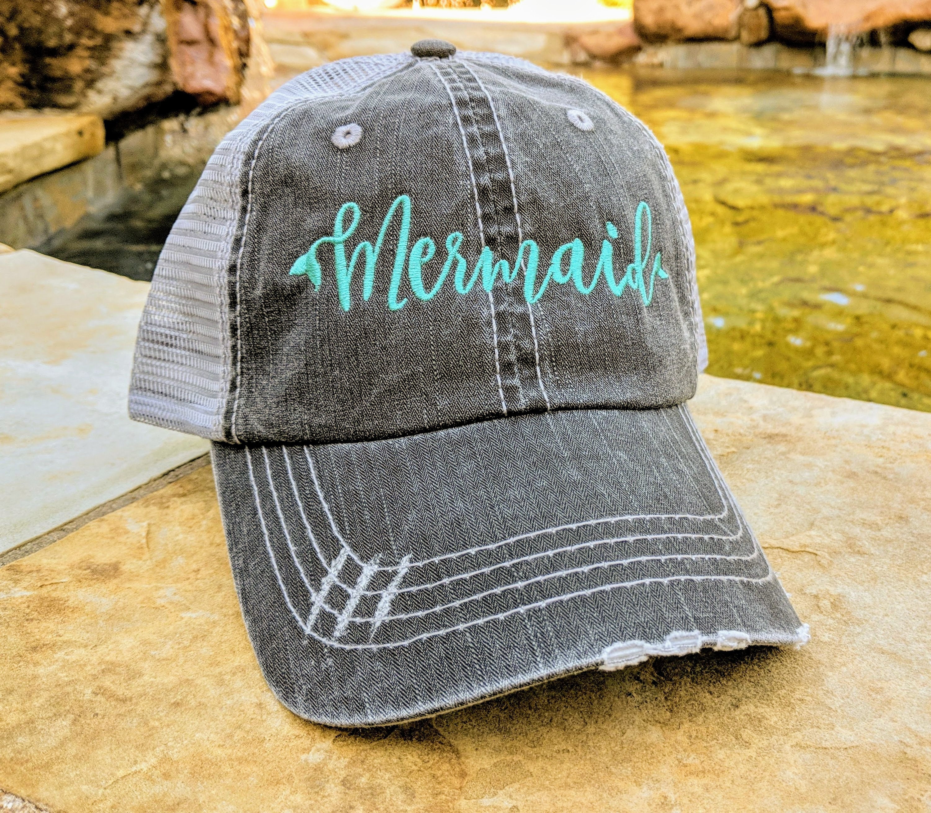mermaid baseball cap