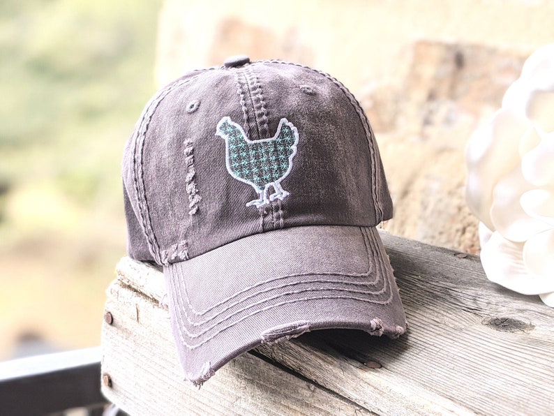 chicken baseball hat
