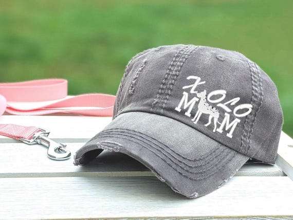 Xolo Dog Mom Hat: Xoloitzcuintli Mexican Hairless, Embroidered