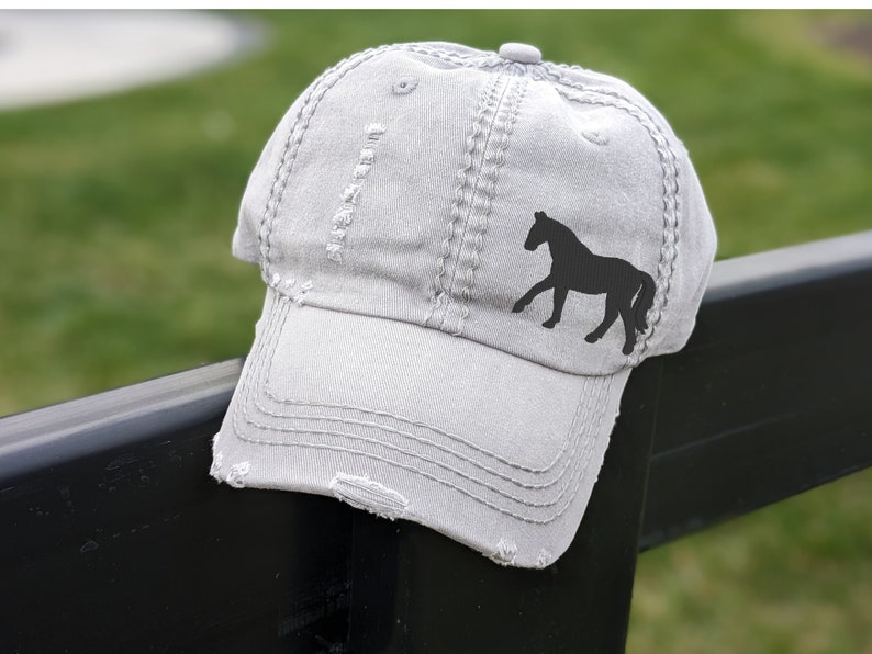Women's Horse baseball cap, women's horse hat, horse clothing, horse gift, equestrian present, equestrian clothing, gift for horse owner image 2