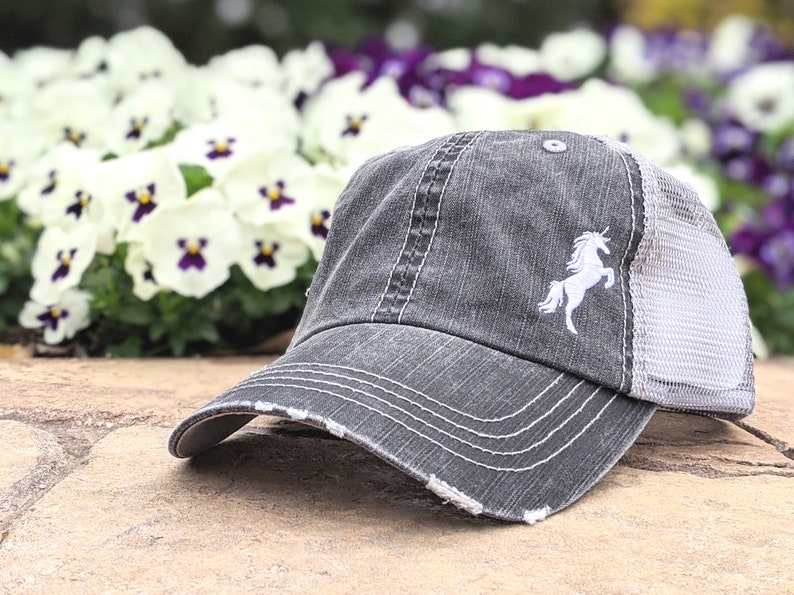 Women's Unicorn Baseball Cap Unicorn Hat Unicorn Gift image 0