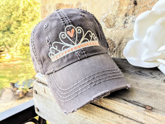Tiara Baseball Cap Women's Birthday 