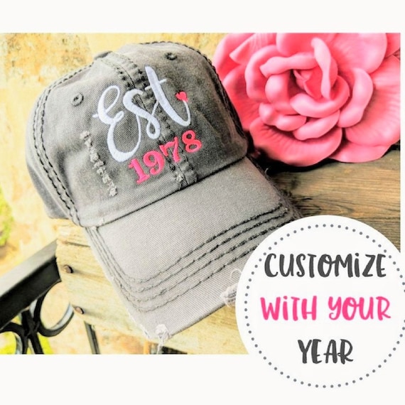 birthday baseball cap