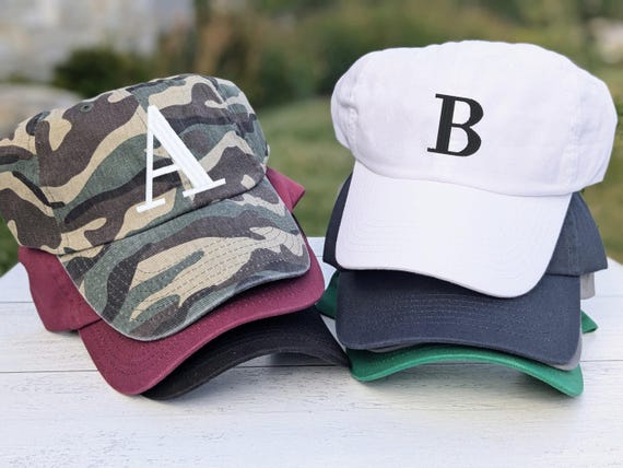 Monogram Pattern Baseball Cap Red Monogram Baseball Cap – MAYFEYR main image 3