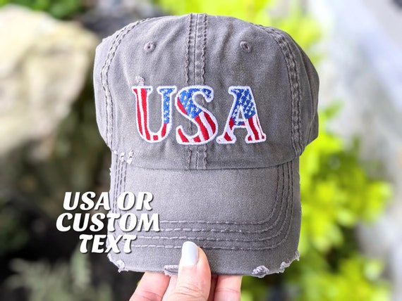 Custom Embroidered Baseball Cap - Personalized Text Hat, Adjustable Cotton Cap For Men & Women