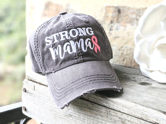 Pink Ribbon Baseball Cap Breast Cancer 