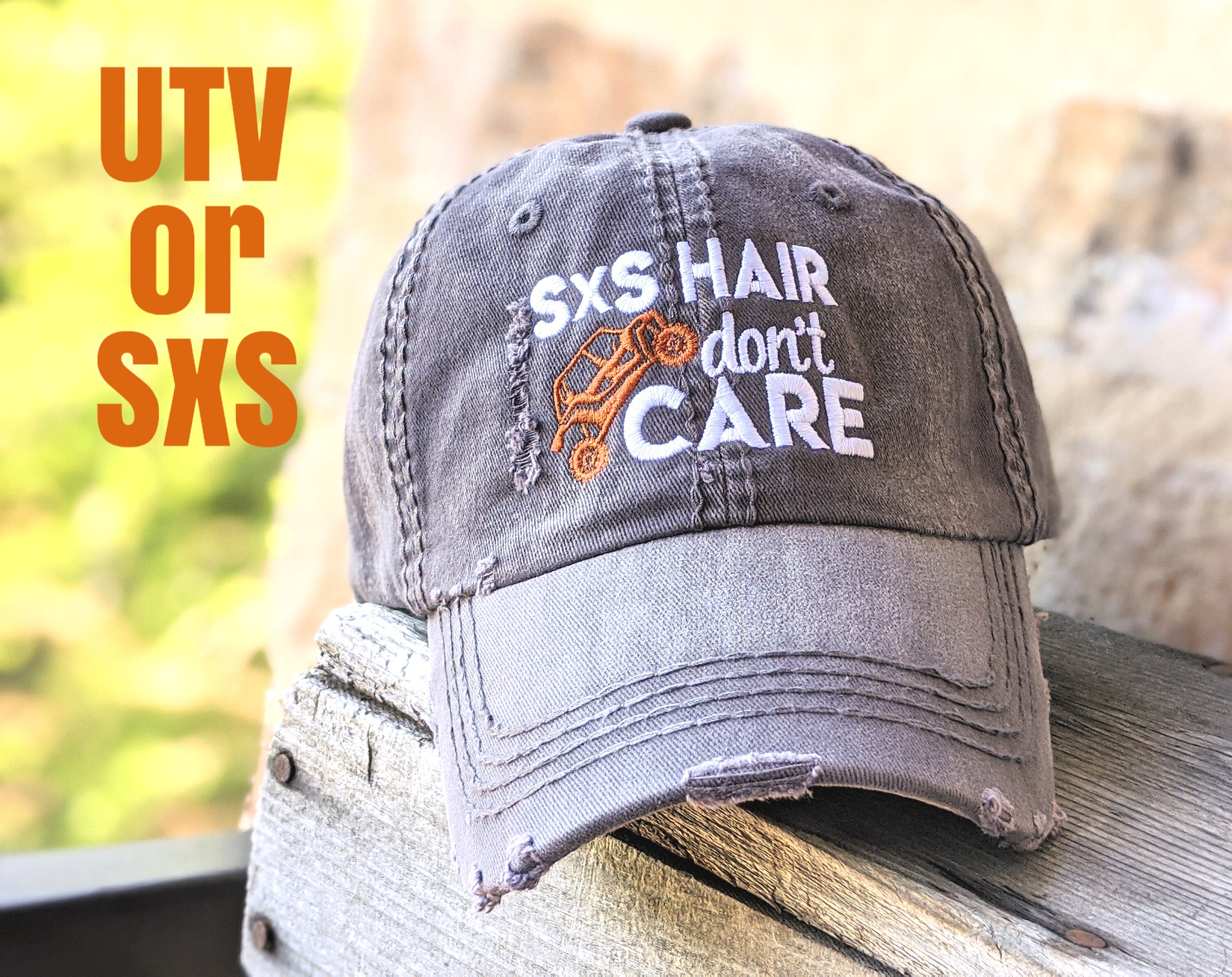 Sxs Hair Don't Care Hat Side by Side Hat Women's UTV Etsy UK