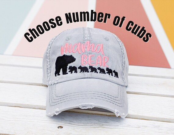 Mama Bear Baseball Cap Mama Bear Hat 
