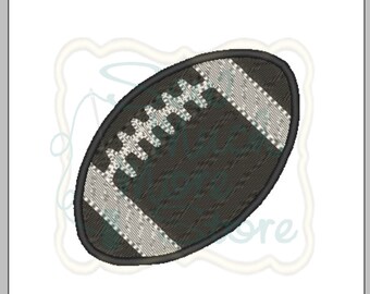 Football Embroidery File - 2.5 INCH - Machine Embroidery File - sports - football - ball - fill stitch