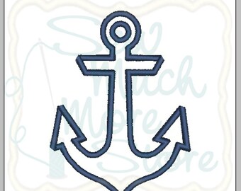 Anker - 3,25 INCH - machineborduurbestanden direct downloaden - stoffen - nautisch