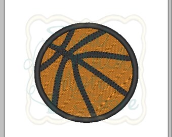 Basketball Embroidery File - 2.5 INCH - Machine Embroidery File - sports - basketball - ball - fill stitch