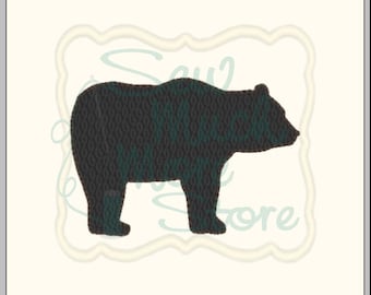 Bear Texture Fill Embroidery File - 2.5 INCH - Machine Embroidery File - woods - woodland - animal - forest - hunting - grizzlies