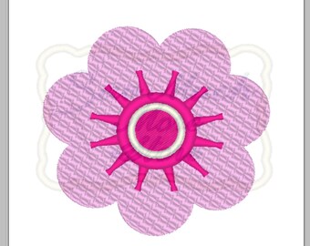 Flower - 3 inch Machine Embroidery File - Lilly Bimble Original Design | woodland | nature | cute | fill stitch | plant | pedals | daisy