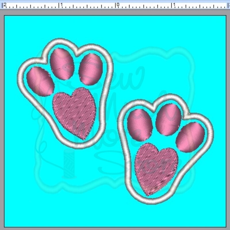 Paws Rabbit Diy Rabbit Paw Prints - Etsy