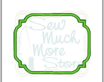 BORDER "H" from PACK #3 - 3 INCH - Applique – Machine Embroidery File | applique | fancy | rectangle | patch