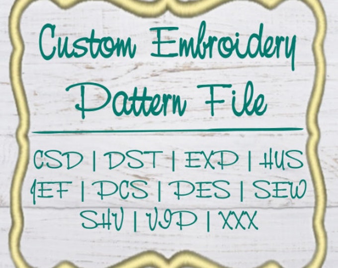 Embroidery File Conversion Any Format to Any Other, Very Fast ...