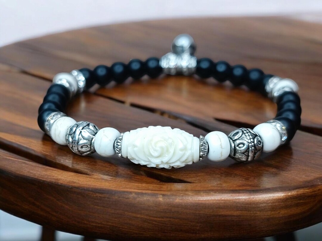 Bracelet ancien en or 18 k et perles fines