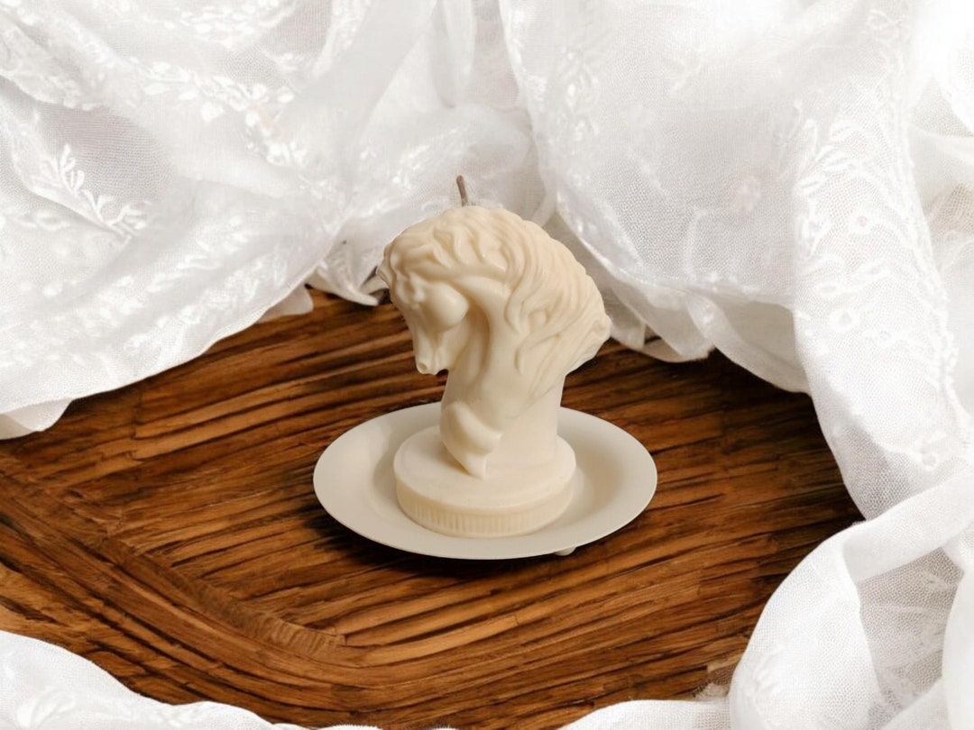 Scented Horse Candle - Soy Wax - Horse Bust - Handmade - Choice of ...