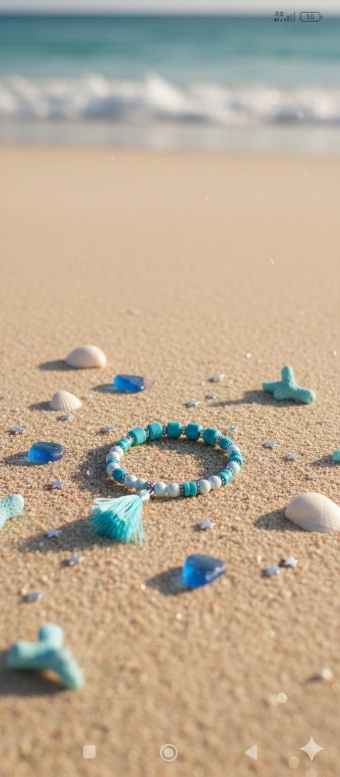 Go2boho ciondoli in pietra turchese Boho gioielli di moda fatti a mano bracciale