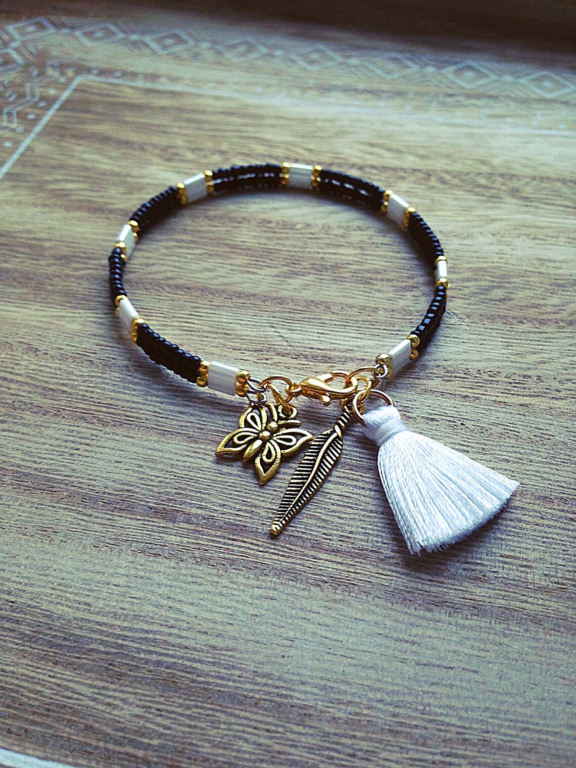 Bracelet Femme En Perles De Culture D'eau Douce Blanches Azur - Acier Inox - Certificat D'authenticité - Neuf
