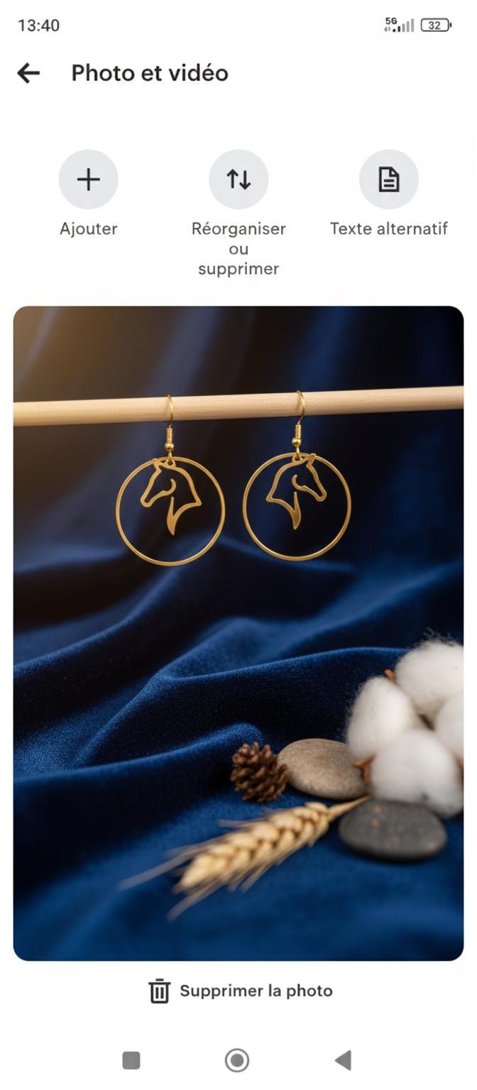 TEAMER Orecchino Testa Di Cavallo In Acciaio Inox - Gioiello Minimalista Per Amanti Cavalli - Unisex - 2