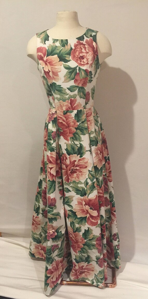 large floral print dress