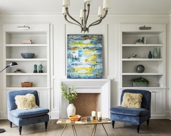 Marco de chimenea de piedra de lujo Ramford