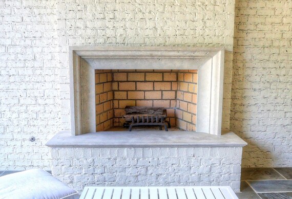Limoges Luxury Cast Stone Fireplace Surround Etsy