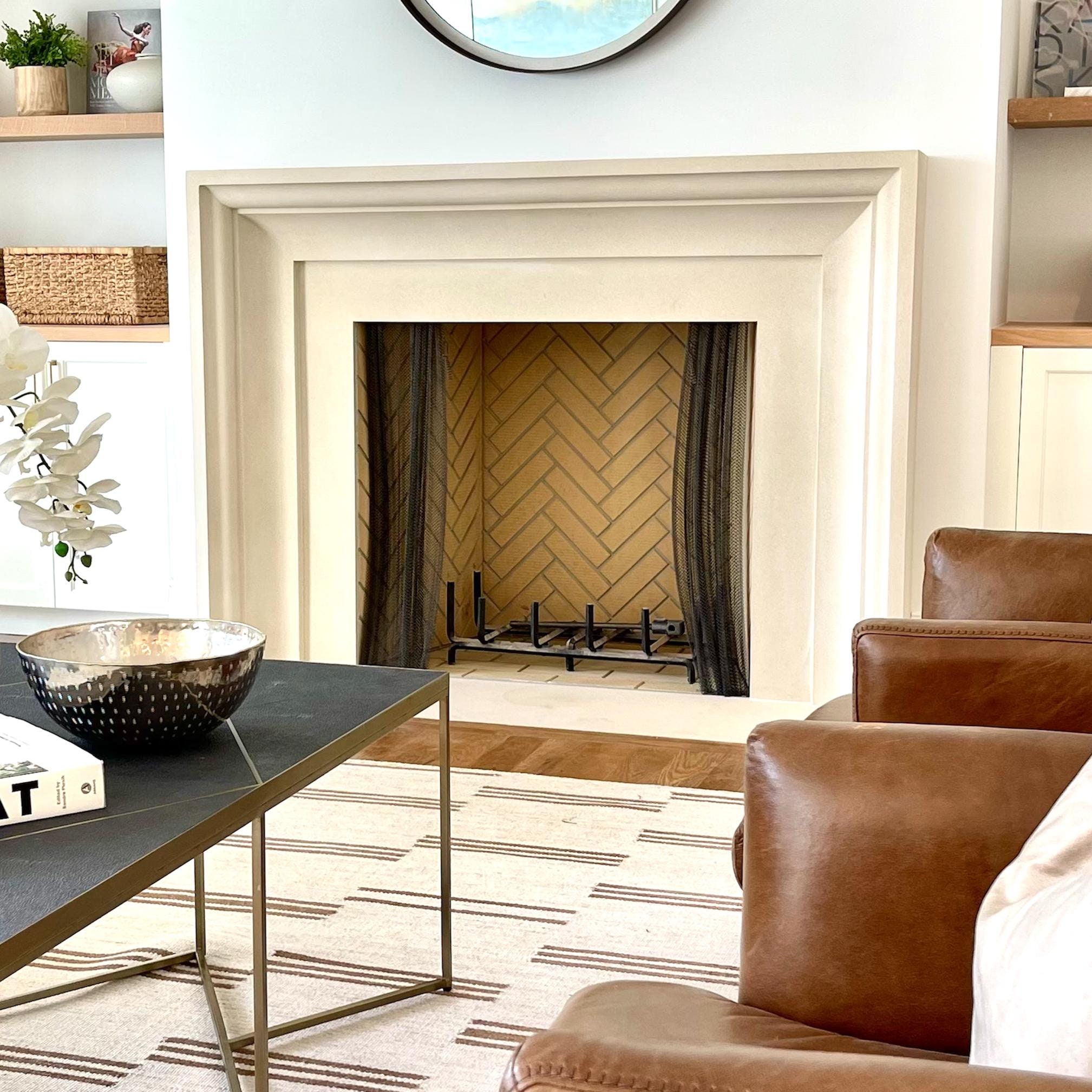 Limoges Luxury Stone Fireplace Surround