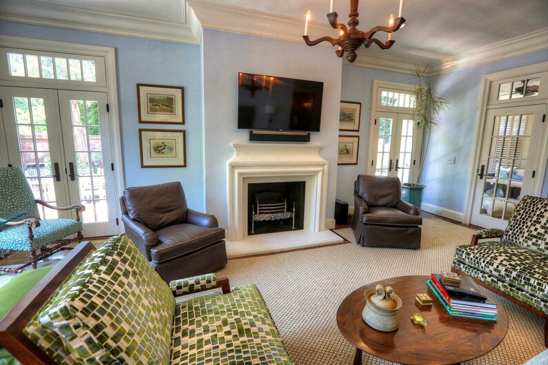 Tudor Luxury Cast Stone Fireplace Mantel Surround Etsy