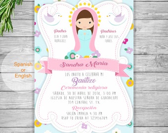 invitacion bautizo etsy