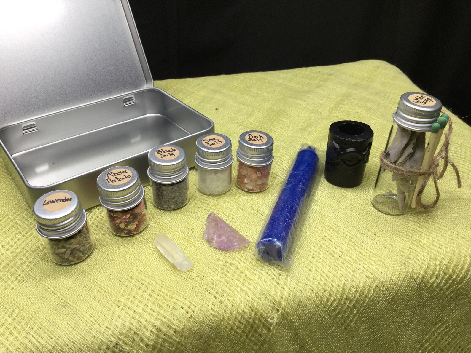 Triple Moon Goddess Goddess Ritual Kit Altar Herbs Spell Box Spell ...