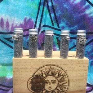 Black Salt Magic Salt Nature’s Craft Magic Protection Spells Witch’s Black Salt Ritual Salts Witchcraft Wiccan Pagan Viking Full Moon Spice