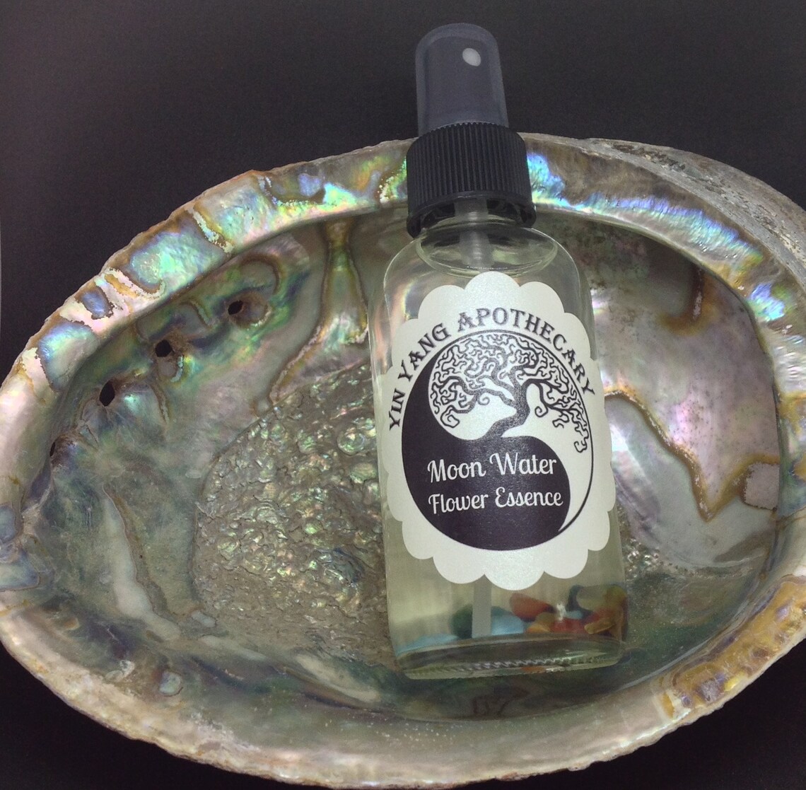 Moon Water Flower Essence Pagan Wiccan Shaman Blessing Etsy