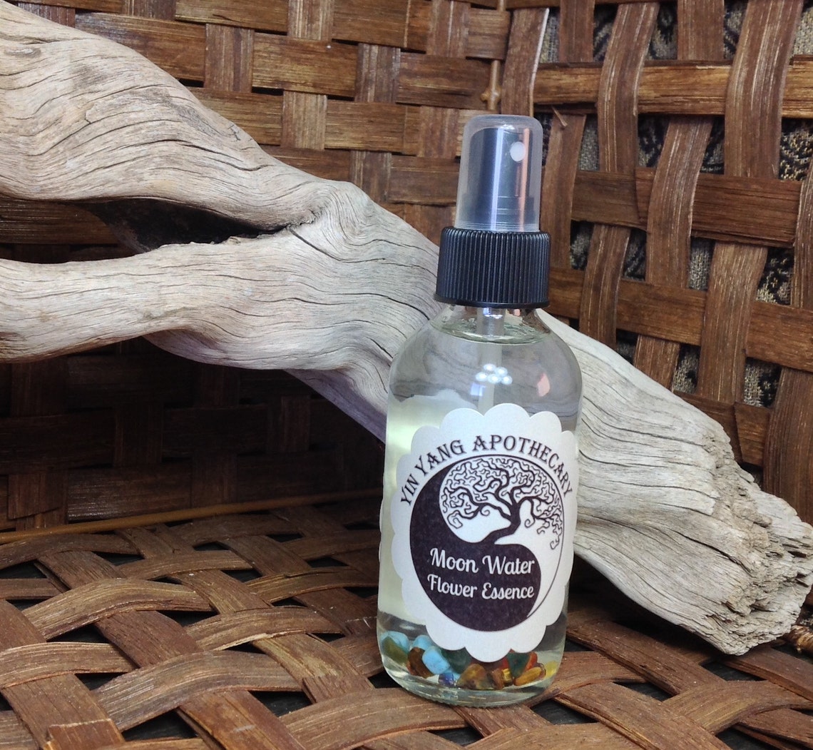 Moon Water Flower Essence Pagan Wiccan Shaman Blessing Etsy