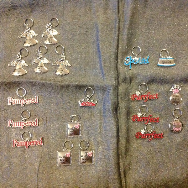 Pet Charms, Pet Collar Accessories, Pet Collar Bling, Animal Charms, Cat and Dog Charms, Charms