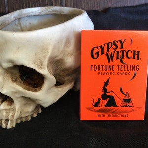 Gypsy Witch Fortune Telling Cards Adivinación Tarot Cartas Jugando Juegos de Cartas Jokers Halloween Cards Gypsy Witch Games Fortune Telling Deck