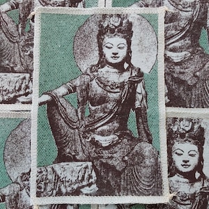 Buddha Aufnäher: Quanyin Bodhisattva des Mitgefühls