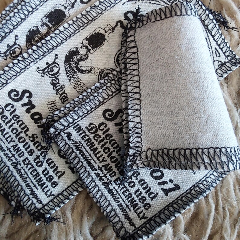 Vintage Snake Oil Patch: Zeefdruk opnaaiapplicatie voor kleding, tassen, rugzakken en jassen. afbeelding 7