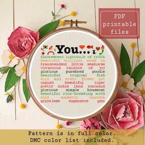 Leslie  quotes on Ann  parks funny modern PDF instant download cross stitch PATTERN!!