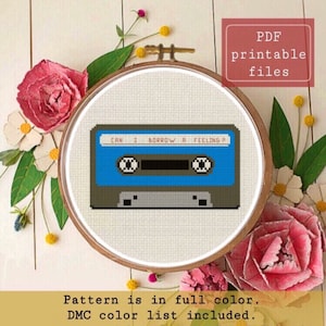 Simpsons inspired &quot;Can I Borrow a Feeling?&quot; Cross stitch PATTERN instant download PDF