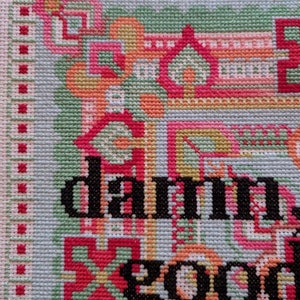 Damn, It Feels Good to be a Gangster FUNNY instant download cross stitch PATTERN Samwise Simple Stitch image 4