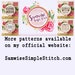 100+ Mini Cross Stitch Patterns - Etsy