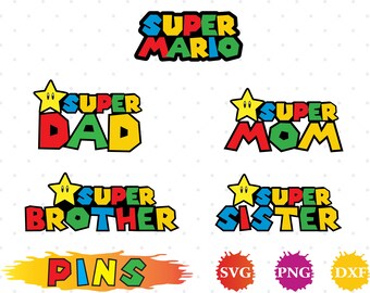 Download Mario svg | Etsy