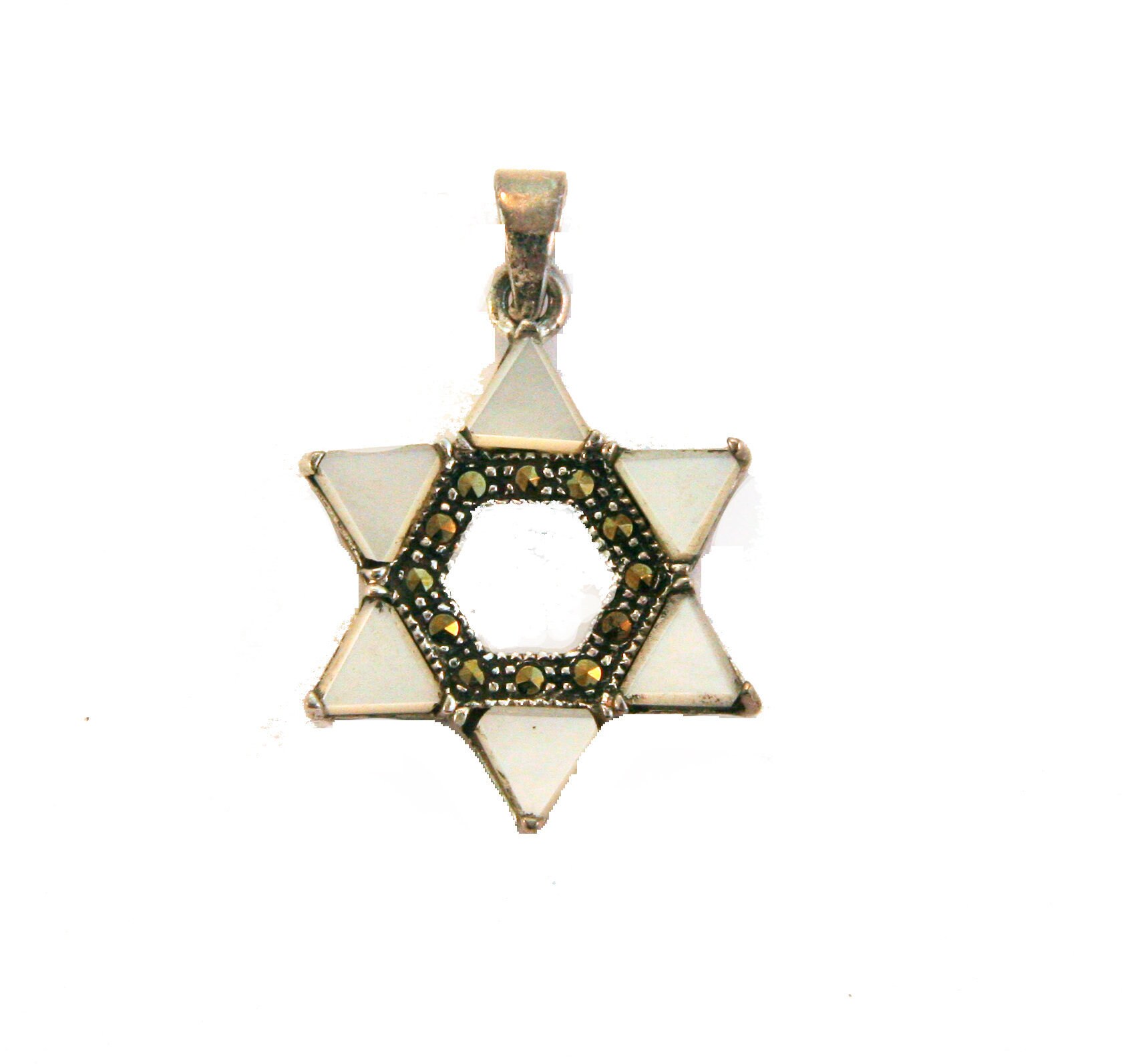 Marcasite and Mother of Pearl Star of 