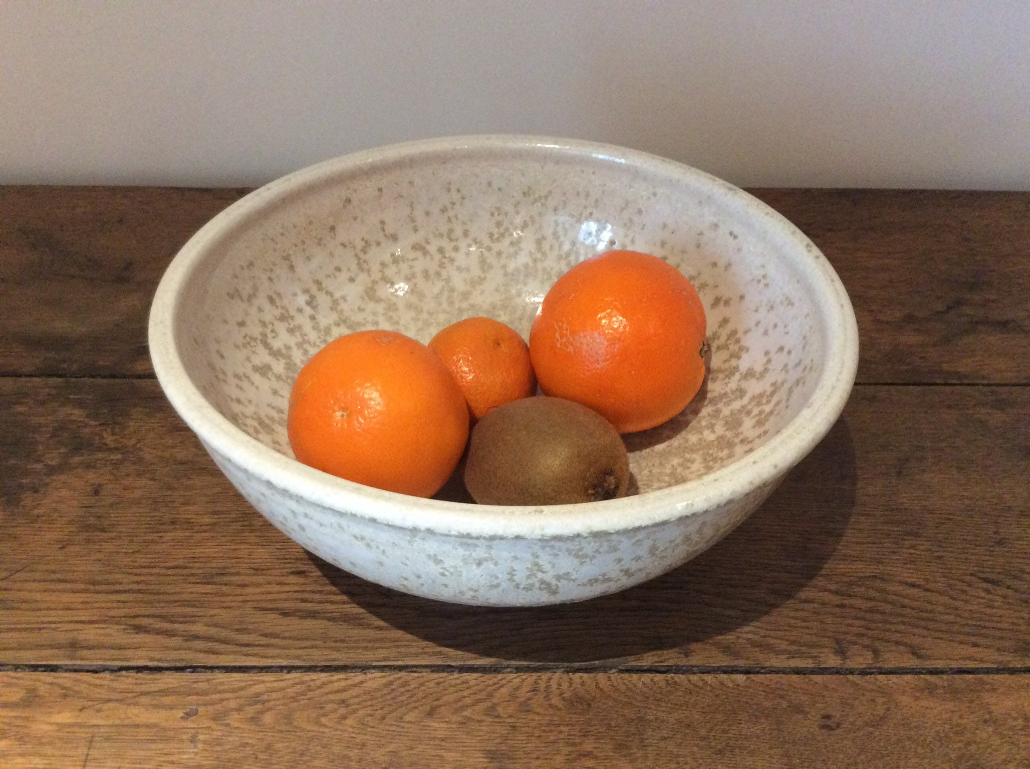 Coupe à Fruits Blanche en Grés