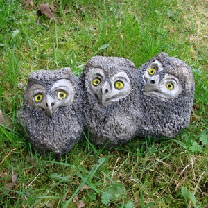 raku tawny owl original decoration image 7