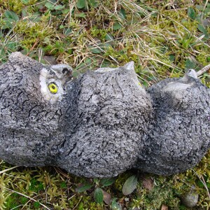 raku tawny owl original decoration image 6