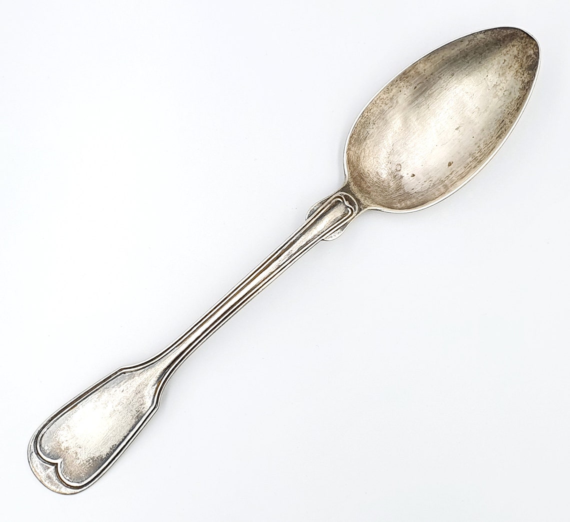 Antique German SPOON Silver 800 Late XIX early XX century Etsy
