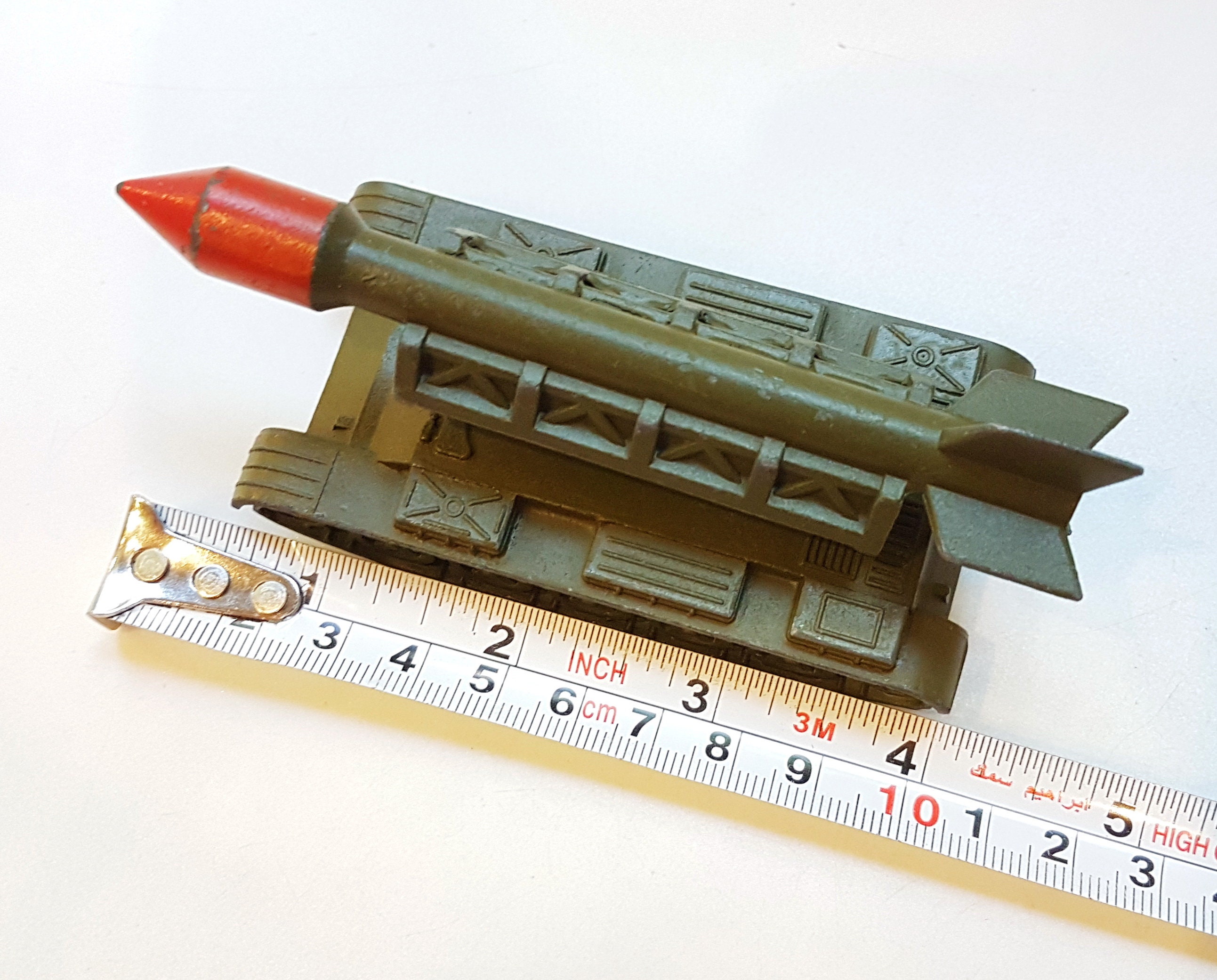 Vintage USSR Toy Missile Launcher Rocket System metal diecast Etsy